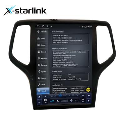 Κίνα Jeep Grand Cherokee GPS Headunit Ραδιοναυτιλία Πολυμέσα Αυτοκινήτου 12.1