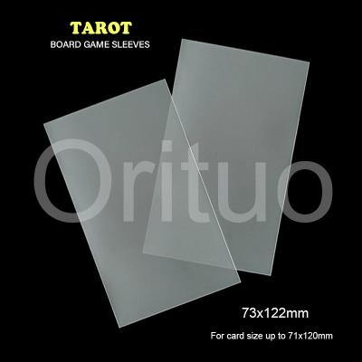 China Accesorios de juego Cpp Tarot Juego de mesa Mangas 73x122mm Tarot Card Sleeves en venta