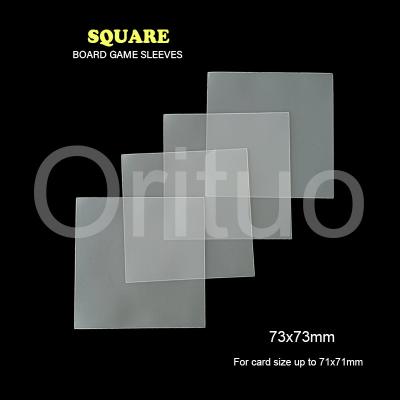 China Capas de cartão transparente  Square 73x73mm Tamanho Doube Matte ISO à venda