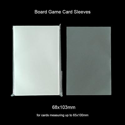 Chine Cpp Matte Clear Sleeves Non Glare OEM Card Barrier Sleeves 68x103mm à vendre