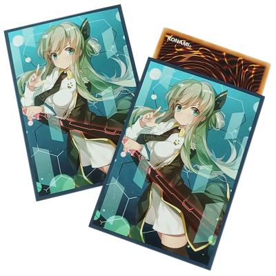 China De handel drijvende Kokers van de het Meisjeskaart van Matte Printed Trading Card Sleeves Anime van Kaartkokers Beschermende Te koop