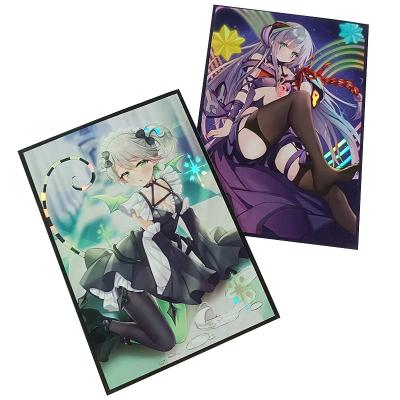 Китай 50pcs/pack Plastic Custom Printed Trading Card Sleeves For Your Requirements продается