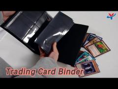 Plastic Trading Card Binder Holder 8 Pockets 160 Cards For Storage