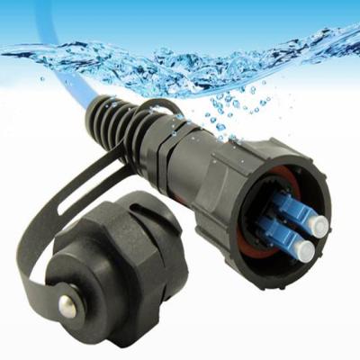 China Mini Type ODVA SC UPC/APC outdoor waterproof fiber optic connector ip68 ip67 NNO dlc fiber reinforced waterproof connector for sale