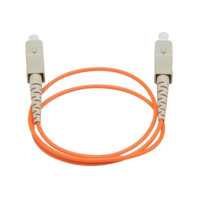 China SC LC APC Singlemode Fiber Optic Patch Cord Simplex Network 3m SC To SC Fiber Optic Patch Cord QYPCSC-SC-009 for sale