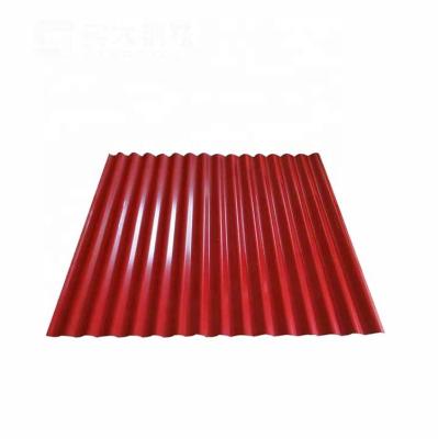 China Roffing Color Prepainted Corrugated Metal Roofing Steel Sheet PPGI for sale