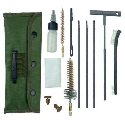 China Durable M16 AK47 22cal Rifle Gun Cleaning Clean Kit Set Cleaning Rod Nylon Brush Gun Gun Tools for sale