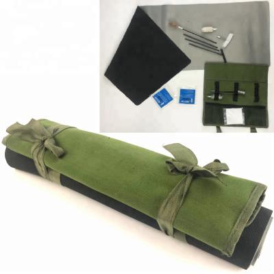 China Rolling Bag with Carpet Rifle Gun Cleaning Kit Cleaning Roll Bag with Anti-Oil Anti-Slide Gun Carpet Cleaning Oil has absorbed non woven fabric patches for sale