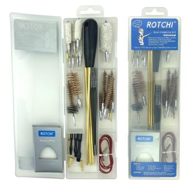 China Universal and Small Hot Sale Gun Cleaning Kit 9 Calibers Brushes for Pistols Rifles Shotguns Cleaner for sale