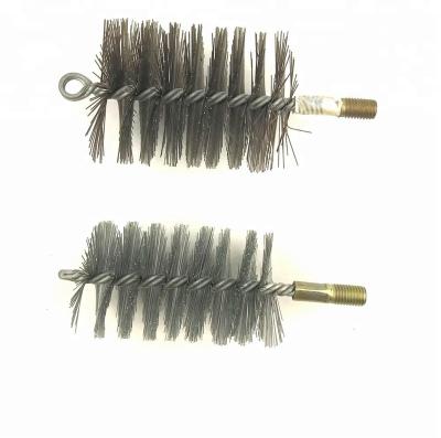 China Deburring Galvanized Steel Wire Or Stainless Or Steel Or Brass Wire Tube Brush With Nut for sale