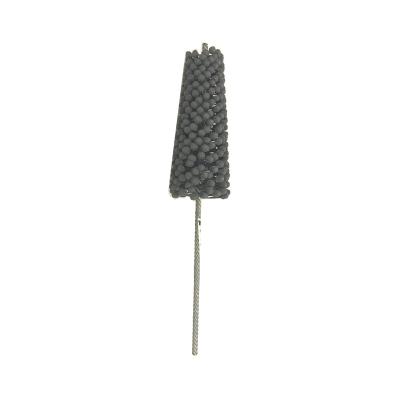 China Cone Shape Flexible Cone Shape Honing Brush with Silicon Grit for sale