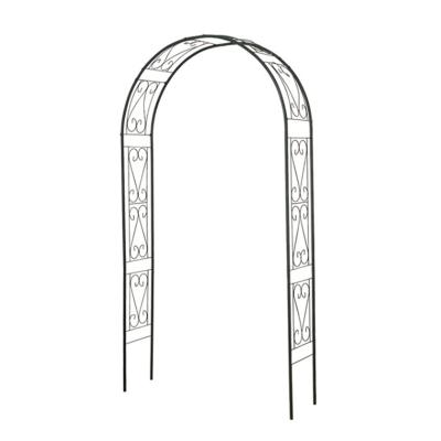 China Hot Selling Easily Assembled Metal Garden Arch Gate Pergolas Trellis Flower Arch for sale