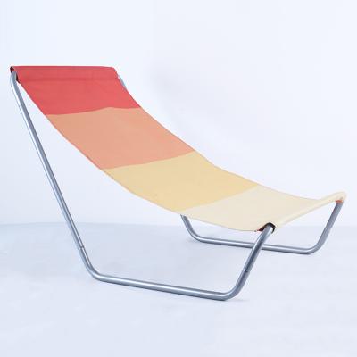 China Modern Portable Folding Sling Extended Chair Beach Outdoor Hanging Camping Chair for sale