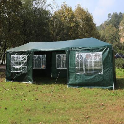 China Outdoor /party/weding gazebo tent 3x9 PE gazebo with side wall cheap 10 x 30 ft gazebo for sale