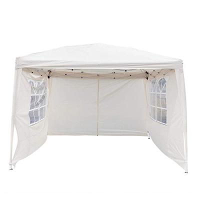 China Outdoor Yard Leisure Canopy Gazebo Pop Up Tent 10ft x10ft With Wind Bar for sale