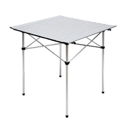 China Easy Carry Folding Roll Up Picnic Table Top Camping Table With Carry Bag for sale