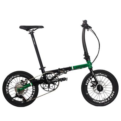 China Single Hot Sales 20 Inch Mini Folding Bike Compact Chromium Molybdenum Steel Folding Bike China Frame for sale