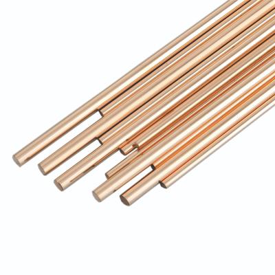 China Industrial Customizable C1100 C1200 99.9% Pure Square Round Bar Brass Bar C3602 C3603 C3771 C3604 Copper Welding Rods for sale