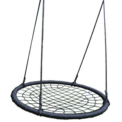 China Outdoor Round Furniture 100cm Round Net Overhead Round Tree Web Swing For Kids for sale