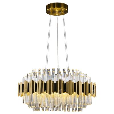 China Modern Crystal Chandelier, Contemporary Raindrop Crystal Chandelier Luxury Bronze Chandelier Light For Dining Living Room for sale