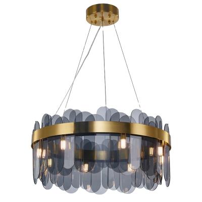 China Modern Crystal Chandelier Light Fixture, Gold Crystal Chandelier, Rectangle Modern Crystal Pendant Lighting for Dining Room Living Room for sale