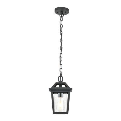 China Morden EuropeanLED Outdoor Modern Chandelier, Porch ChandelierOutdoor Decorative Lamp Black Glass Lamp for sale