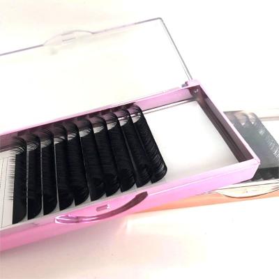 China Wholesale Natural Lash Extensions Customize Trays Paper Long Lashes Long Strands Beauty Box Plastic Trays Korea or Japan Hand Made for sale