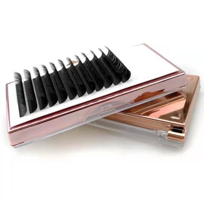 China Natural Las Eyelash Extension Las Eyelash Extensions Private Label Russian Different Eyelash Extensions Heat Boned Volume Lash Tray for sale