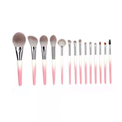 China Angular Blush Glowing Princess Synthetic Private Label Brush Professional Make Up Pink Brush Beauty Makeup Brush for sale