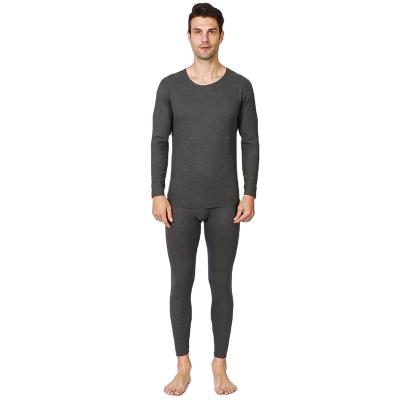 China New QUICK DRY Cationic Autumn And Winter Men's Wool Thermal Underwear Set Constant Temperature Men's Thermal Underwear Set for sale