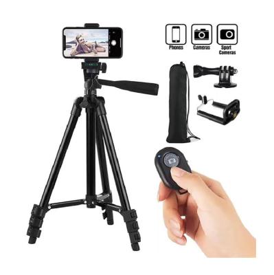 China Factory Wholesale Price 0.5m 1.2m 1.6m 2.1m Selfie Digital Camera Tripod Light Portable Phone Ring Light Tripod for sale