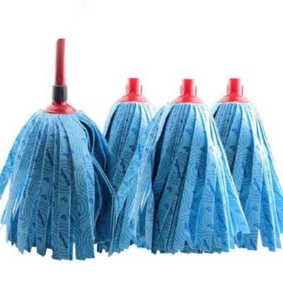 China Sustainable Professional Nonwoven Cleaning Mop Head Mop Replacement Head With 1 Mophead Packing for sale