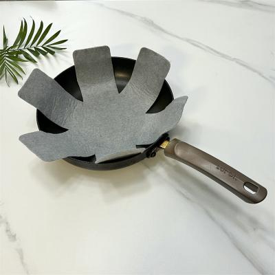 China Sustainable factory supply felt pot and pan protectors for stacking with new designs for sale