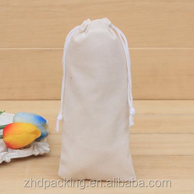 China Eco-Friendly Recyclable LOGO Cotton Wholesale Custom Printing Pouches With Drawstrings - Organic Reusable Muslin Bags For Gift Packaging for sale