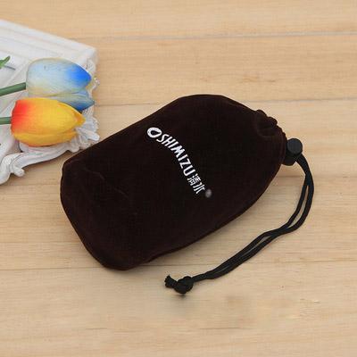 China Recyclable Wholesale Customization Personalized Print LOGO Drawstring Storage Dust Velvet Jewelry Bag for sale