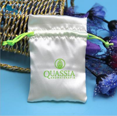 China 2021 Hot Sale Gift Drawstring Travel White Satin Dust Bags For Clothes For Gift for sale