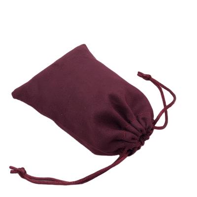 China Fashionable Suede Women Fine Pockets For Bracelets Bag Customized Velvet, Durable And Environmentally Friendly for sale