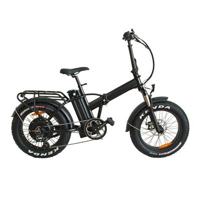 China Aluminum Alloy 20 Inch 500W / 1000W 48V 13Ah Fat Tire Snow Bike Folding Electric Bicycle for sale