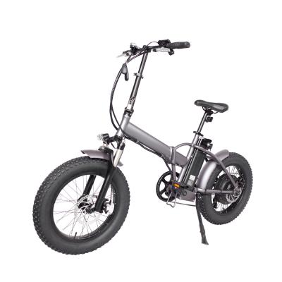 China Aluminum Alloy 20 Inch 500W / 1000W 48V 13Ah Fat Tire Snow Bike Folding Electric Bicycle for sale