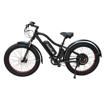 China Aluminum Alloy Hub Motor Snow Battery1000w 48v 26*4 Inch Fat Tire Mountain Bike Electric Bicycle For Adult From China 2021 for sale