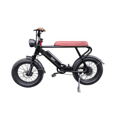 China Aluminum Alloy 500w 750w 1000w 48v Fat Tire Two Seat Mountain Bike Electric Bicycle For Adult From China for sale