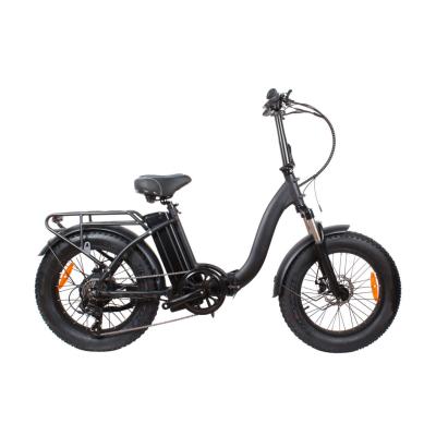 China 20 Inch Luxury 500W/1000W 48V 13Ah Fat Tire Snow Folding Electric Bike for sale