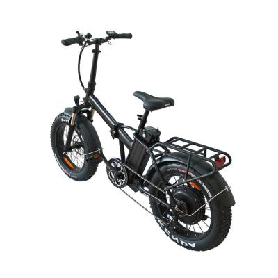 China Aluminum alloy 500w 1000w folding electric bike bicycle with 48v 13ah lithium battery and 500c color display for sale