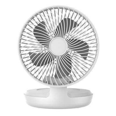 China New Usb Mini Folding Air Conditioning Fan Wind Small Two-speed Fan Desktop Car Use Portable Small Electric Fan for sale