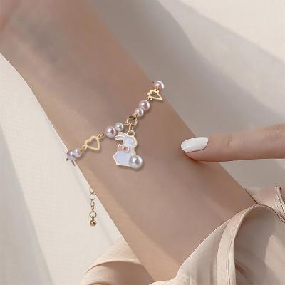 China CLASSIC Custom Animal Cute Fancy Bead Bracelet Aiwei Chain Bracelet For Girls for sale