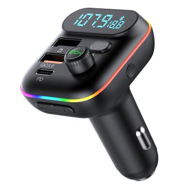 China CAR CHARGER Car MP3 Player BT FM Transmitter Car Mobile Phone Charger PD20W/USB QC3.0 Fast Charge U Disk Music Player for sale