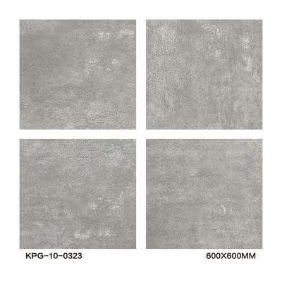 China Low Price Structured Cement Look Kitchen Wear Resistant 600 X 600 Mm Modern Ceramic Wall Tile for sale