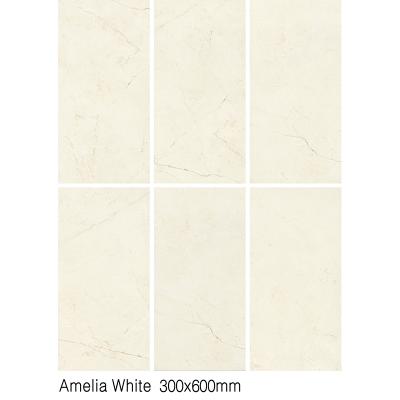 China AMELIA Rustic WHITE Economic Custom Design Ceramic Tiles Grade Home Floor Tiles For Flooring Porcelain for sale