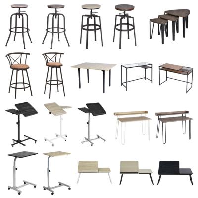 China Multi-category Foldable Mixed Hot Selling Style Modern Computer Desk Barstool Latop Coffee Table Set for sale