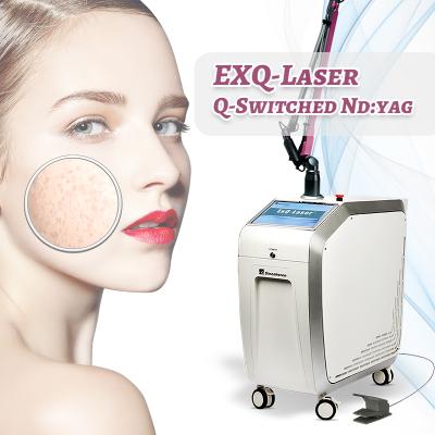 China Pigment Removal Tattoo Removal Laser USA 510K Approved ND YAG Laser Pulse 5ns Q Switched Active Laser Laser Pulse 5ns Q Switched Laser for sale